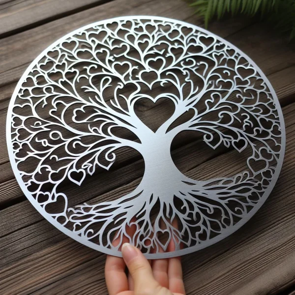 Décoration arbre de vie - 20 cm x 20 cm - Starcut