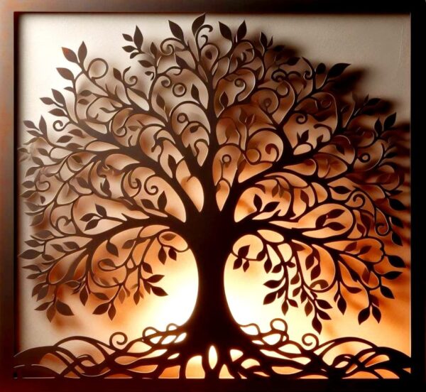 Décoration arbre de vie - 40 cm x 40 cm - Starcut